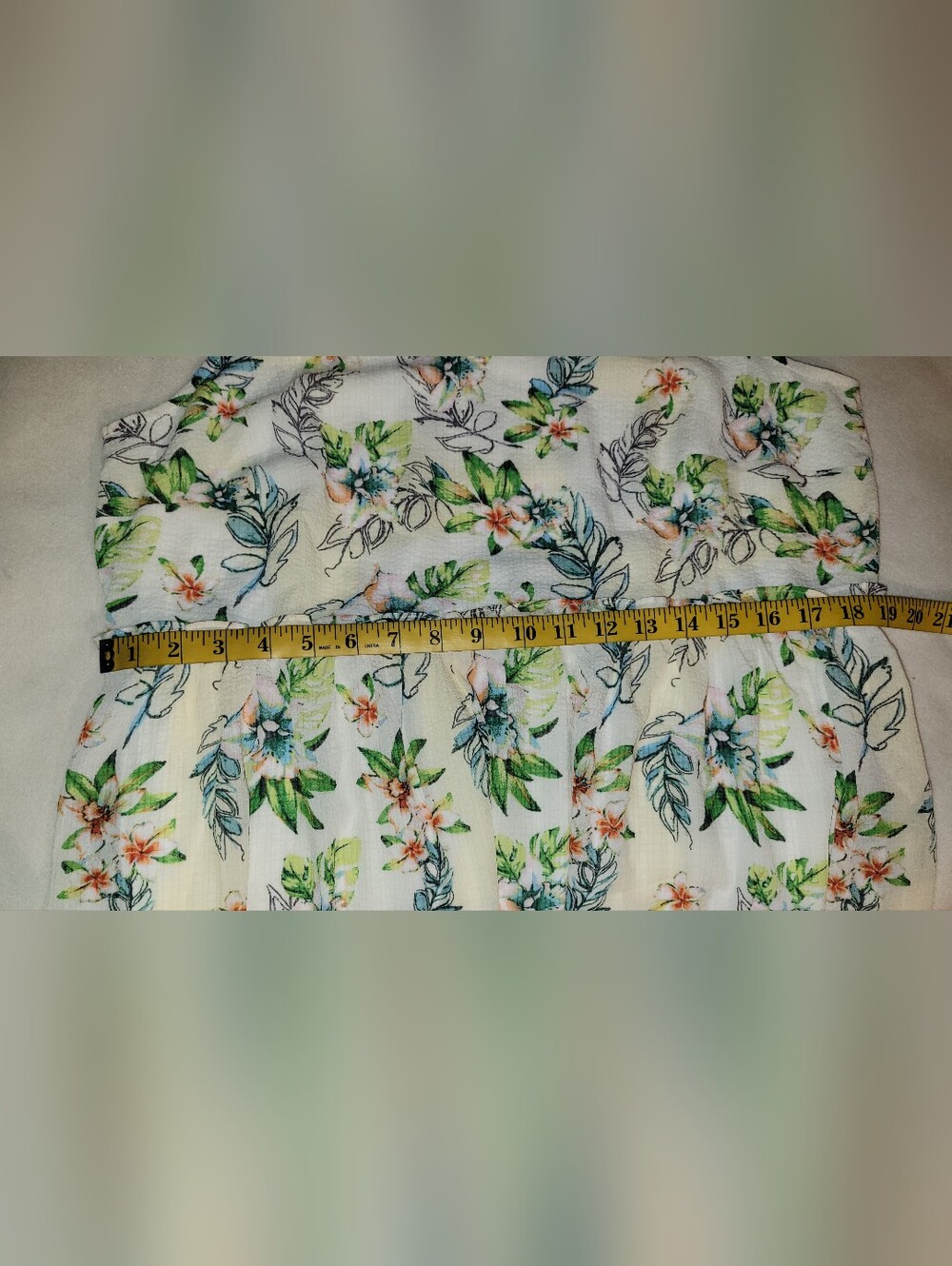 Studio Park Light Floral A-line Cap Sleeve Maxi Dress Size Med Women's - Picture 5 of 10
